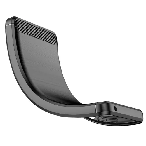 Techsuit - Carbon szilikon tok - Samsung Galaxy S22 Plus - Fekete