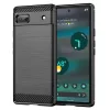 Techsuit - Carbon szilikon tok - Google Pixel 6a - Fekete