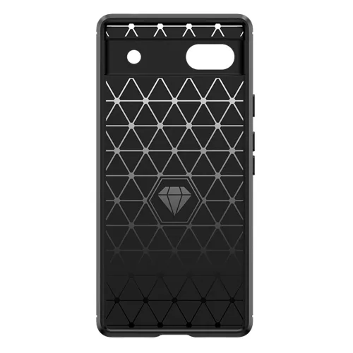 Techsuit - Carbon szilikon tok - Google Pixel 6a - Fekete