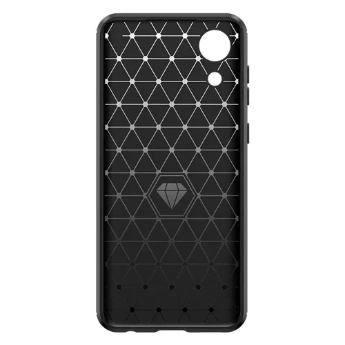 Techsuit - Carbon szilikon tok - Samsung Galaxy A03 Core - Fekete