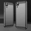 Techsuit - Carbon szilikon tok - Samsung Galaxy A03 Core - Fekete