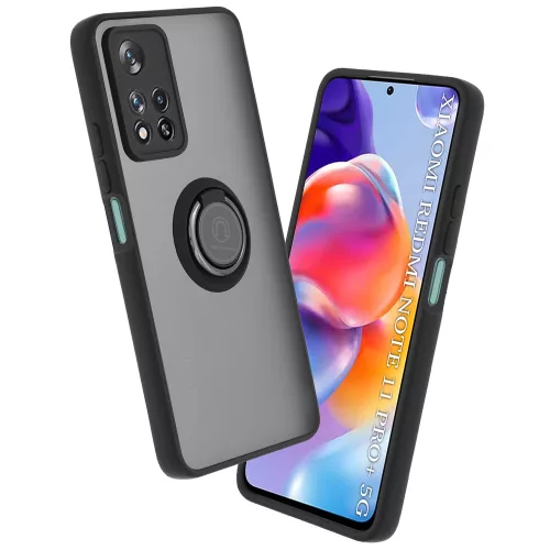 Techsuit - Glinth -  Xiaomi Redmi Note 11 Pro+ 5G - Fekete