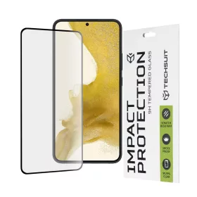   Techsuit - 111D Full Cover / Full Glue üvegfólia - Samsung Galaxy S22 Plus 5G / S23 Plus - Fekete
