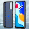 Techsuit - Carbon szilikon tok - Xiaomi Redmi Note 11 / Note 11S - Fekete