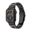Techsuit - Watchband (W036) - Apple Watch 1/2/3/4/5/6/7/8/9/10/11/SE/SE 2/SE 3 (38/40/41/42mm) - Black