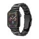Techsuit - Watchband (W036) - Apple Watch 1/2/3/4/5/6/7/8/9/10/11/SE/SE 2/SE 3 (38/40/41/42mm) - Black