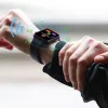 Techsuit - Watchband (W031) - Apple Watch 1/2/3/4/5/6/7/8/9/10/11/SE/SE 2/SE 3/Ultra/2/3 (42/44/45/46/49mm) - Black