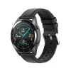 Techsuit - Watchband 20mm (W007m) - Samsung Galaxy Watch 4/5/Active 2, Huawei Watch GT 3 (42mm)/GT 3 Pro (43mm) - Black
