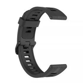   Techsuit - Watchband 22mm (W002) - Huawei Watch GT 2 (46mm)/GT 2 Pro/GT 3 Pro (46mm)/Ultimate, Xiaomi Watch S1 - Black