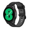 Techsuit - Watchband 20mm (W002) - Samsung Galaxy Watch 4/5/Active 2, Huawei Watch GT 3 (42mm)/GT 3 Pro (43mm) - Black