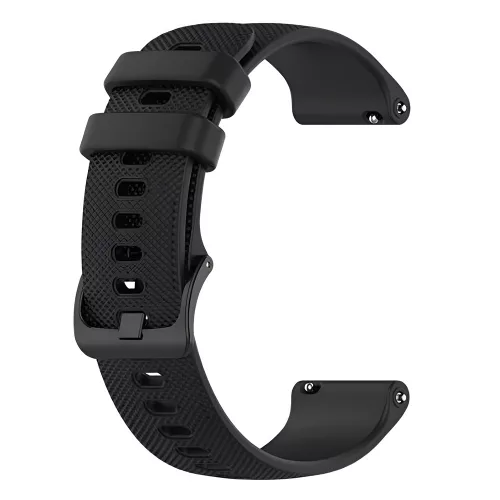 Techsuit - Watchband 22mm (W006) - Samsung Galaxy Watch (46mm)/Watch 3/Gear S3, Huawei Watch GT/GT 2/GT 3 (46mm) - Black