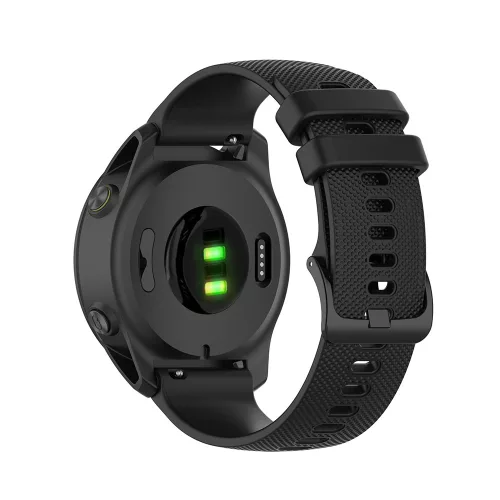Techsuit - Watchband 22mm (W006) - Samsung Galaxy Watch (46mm)/Watch 3/Gear S3, Huawei Watch GT/GT 2/GT 3 (46mm) - Black