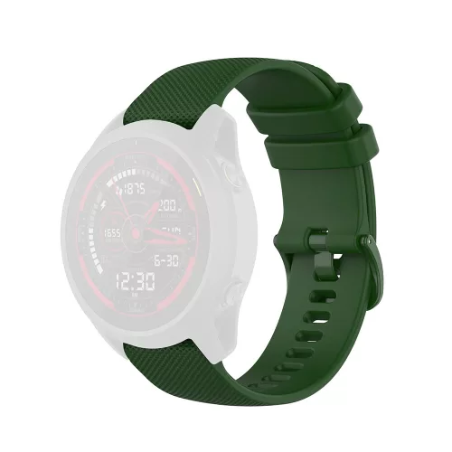 Techsuit - Watchband 20mm (W006) - Samsung Galaxy Watch 4/5/Active 2, Huawei Watch GT 3 (42mm)/GT 3 Pro (43mm) - Green