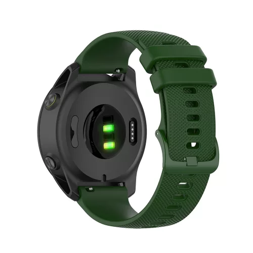 Techsuit - Watchband 20mm (W006) - Samsung Galaxy Watch 4/5/Active 2, Huawei Watch GT 3 (42mm)/GT 3 Pro (43mm) - Green