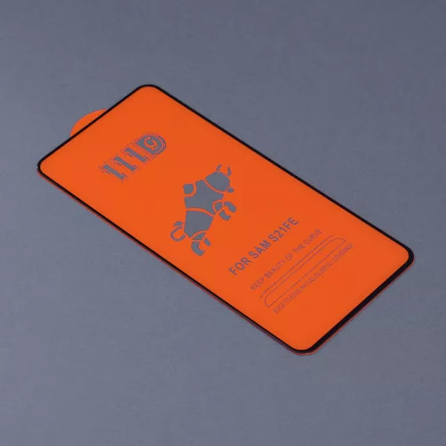 Techsuit - 111D Full Cover / Full Glue üvegfólia - Samsung Galaxy S21 FE 5G - Fekete széllel