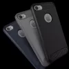 Techsuit - Carbon szilikon tok - iPhone 7 / iPhone 8 - Fekete