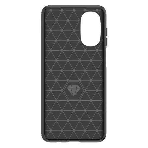 Techsuit - Carbon szilikon tok - Motorola Moto G52 4G / Moto G82 5G - Fekete