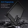 Techsuit - Carbon szilikon tok - Motorola Moto G52 4G / Moto G82 5G - Fekete