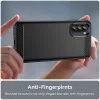 Techsuit - Carbon szilikon tok - Motorola Moto G52 4G / Moto G82 5G - Fekete