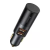 Baseus - Car Charger Share Together (CCBT-D0G/C00034800817-Z1) - Cigarette Lighter Expansion, 2xUSB-A, QC 3.0 120W - Gray