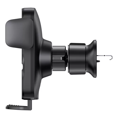 Baseus - Autós tartó vezeték nélküli töltéssel Wisdom Alignment (CGZX000001) - Szellőzőrácsra, 15W - Black