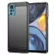 Techsuit - Carbon szilikon tok - Motorola Moto G22 - Fekete
