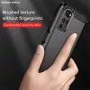 Techsuit - Carbon szilikon tok - Motorola Moto G22 - Fekete