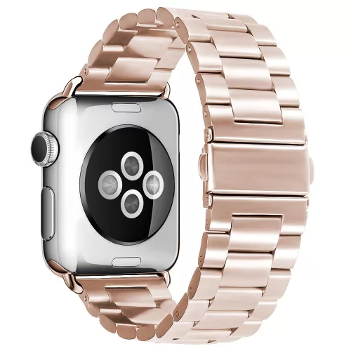 Techsuit - Watchband (W036) - Apple Watch 1/2/3/4/5/6/7/8/9/10/11/SE/SE 2/SE 3 (38/40/41/42mm) - Pink