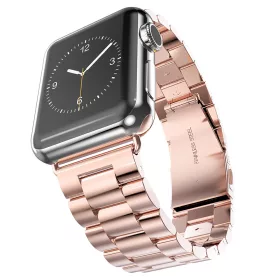   Techsuit - Watchband (W036) - Apple Watch 1/2/3/4/5/6/7/8/9/10/11/SE/SE 2/SE 3/Ultra/2/3 (42/44/45/46/49mm) - Pink
