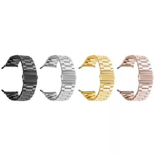 Techsuit - Watchband (W036) - Apple Watch 1/2/3/4/5/6/7/8/9/10/11/SE/SE 2/SE 3/Ultra/2/3 (42/44/45/46/49mm) - Gold