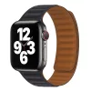 Techsuit - Watchband (W035) - Apple Watch 1/2/3/4/5/6/7/8/9/10/11/SE/SE 2/SE 3 (38/40/41/42mm) - Fekete