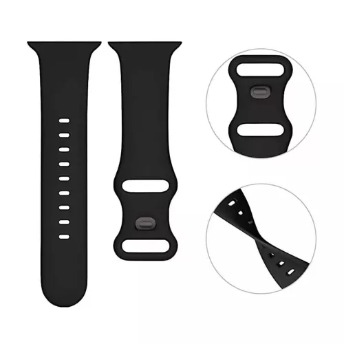 Techsuit - Watchband (W031) - Apple Watch 1/2/3/4/5/6/7/8/9/10/11/SE/SE 2/SE 3 (38/40/41/42mm) - Purple
