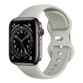   Techsuit - Watchband (W031) - Apple Watch 1/2/3/4/5/6/7/8/9/10/11/SE/SE 2/SE 3 (38/40/41/42mm) - Gray