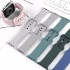 Techsuit - Watchband (W031) - Apple Watch 1/2/3/4/5/6/7/8/9/10/11/SE/SE 2/SE 3/Ultra/2/3 (42/44/45/46/49mm) - Gray