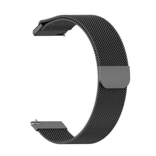 Techsuit - Watchband 22mm (W009) - Samsung Galaxy Watch (46mm)/Watch 3/Gear S3, Huawei Watch GT/GT 2/GT 3 (46mm) - Black