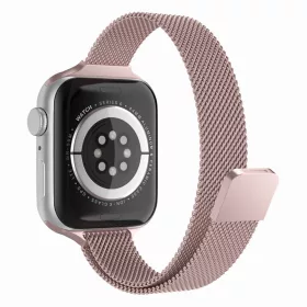   Techsuit - Watchband (W034) - Apple Watch 1/2/3/4/5/6/7/8/9/10/11/SE/SE 2/SE 3 (38/40/41/42mm) - Pink