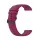 Techsuit - Watchband 20mm (W001) - Samsung Galaxy Watch 4/5/Active 2, Huawei Watch GT 3 (42mm)/GT 3 Pro (43mm) - Dark Red