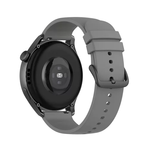 Techsuit - Watchband 20mm (W001) - Samsung Galaxy Watch 4/5/Active 2, Huawei Watch GT 3 (42mm)/GT 3 Pro (43mm) - Gray