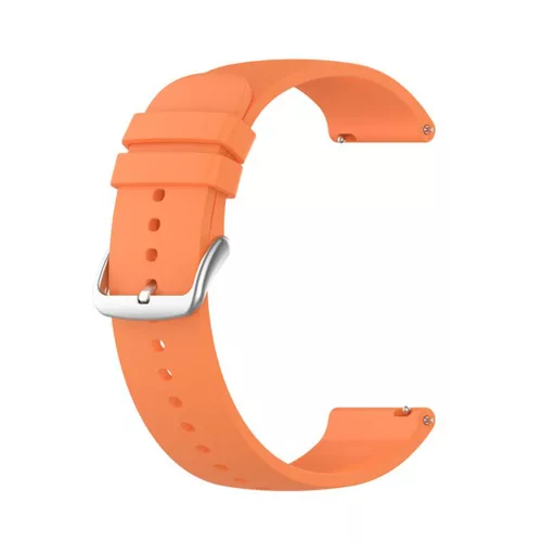Techsuit - Watchband 20mm (W001) - Samsung Galaxy Watch 4/5/Active 2, Huawei Watch GT 3 (42mm)/GT 3 Pro (43mm) - Orange