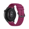 Techsuit - Watchband 22mm (W001) - Samsung Galaxy Watch (46mm)/Watch 3/Gear S3, Huawei Watch GT/GT 2/GT 3 (46mm) - Dark Red