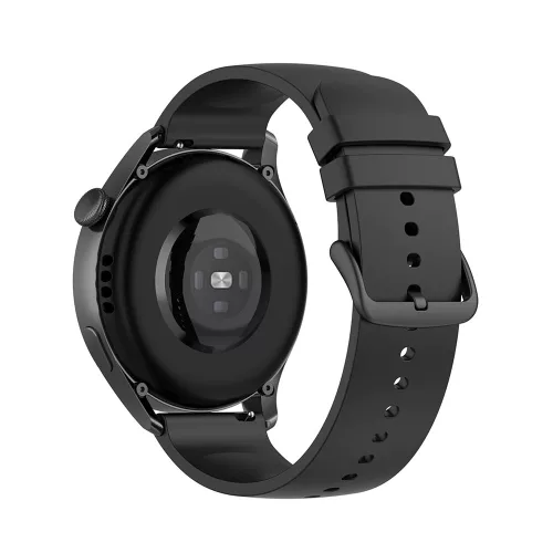 Techsuit - Watchband 22mm (W001) - Samsung Galaxy Watch (46mm)/Watch 3/Gear S3, Huawei Watch GT/GT 2/GT 3 (46mm) - Black