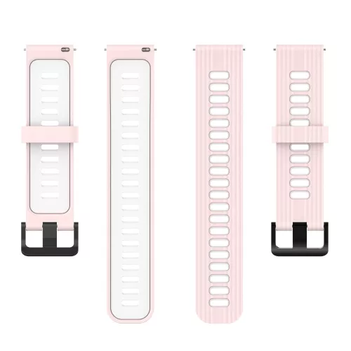 Techsuit - Watchband 22mm (W002) - Huawei Watch GT 2 (46mm)/GT 2 Pro/GT 3 Pro (46mm)/Ultimate, Xiaomi Watch S1 - Pink