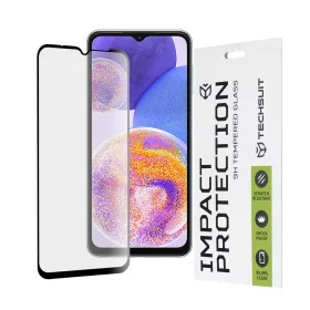  Techsuit - 111D Full Cover / Full Glue üvegfólia - Samsung Galaxy A13 4G / M13 / A23 / A23 5G / F23 / M23 / M33 / F13 - Fekete széllel