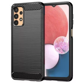   Techsuit - Carbon szilikon tok - Samsung Galaxy A13 4G - Fekete