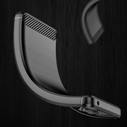 Techsuit - Carbon szilikon tok - Samsung Galaxy A13 4G - Fekete