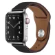 Techsuit - Watchband (W033) for MEN - Apple Watch 1/2/3/4/5/6/7/8/9/10/11/SE/SE 2/SE 3/Ultra/2/3 (42/44/45/46/49mm) - Fekete
