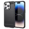 Techsuit - Carbon szilikon tok - iPhone 14 Pro - Fekete