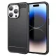 Techsuit - Carbon szilikon tok - iPhone 14 Pro - Fekete