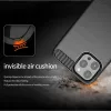 Techsuit - Carbon szilikon tok - iPhone 14 Pro - Fekete