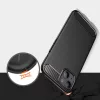 Techsuit - Carbon szilikon tok - iPhone 14 - Fekete